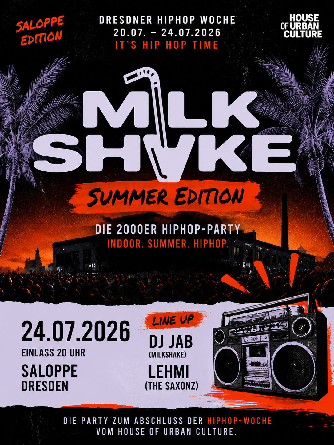 Milkshake Summer Edition: Die 2000er HipHop-Party