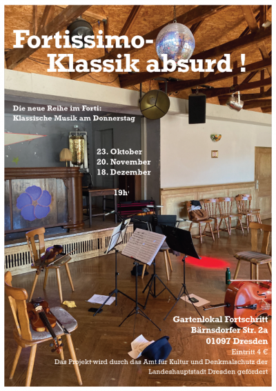 FORTISSIMO - Klassik absurd! VOL. 4 | Gartenlokal FORTSCHRITT