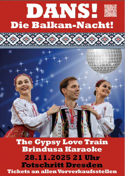 DANS! Dresdens größte Balkan-Party! | Gartenlokal FORTSCHRITT