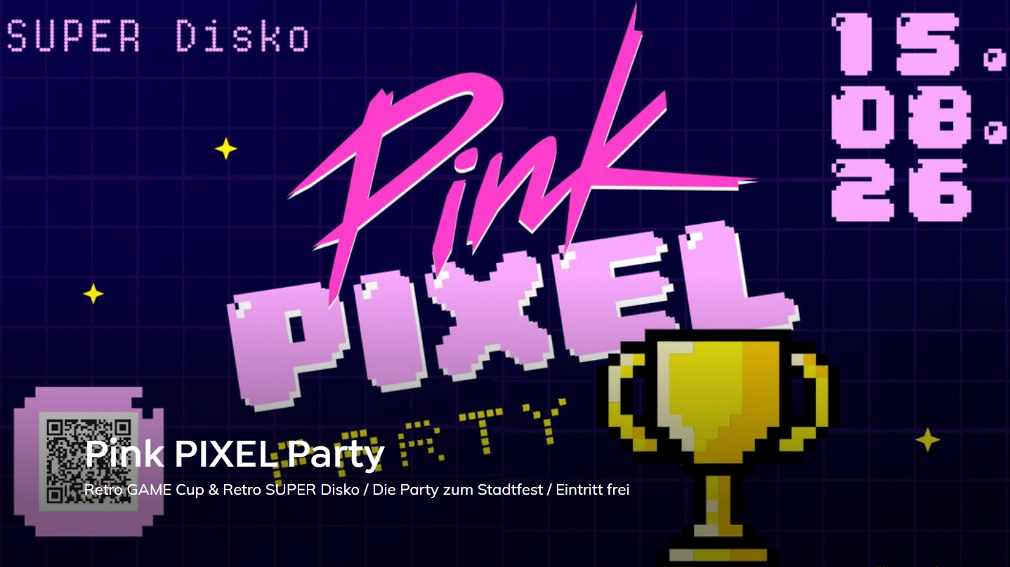 FILMNÄCHTE Dresden | Pink PIXEL Party - Die Party zum Stadtfest